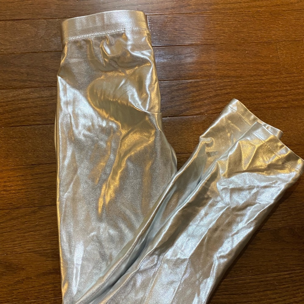 Metallic leggings